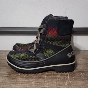 Sorel Tivoli II Women's Winter Snow Boots Shoes Size 6 Multicolor